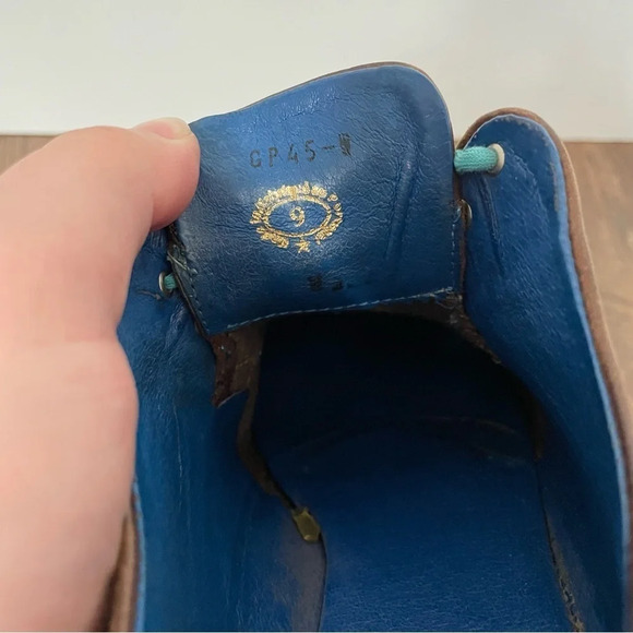 John Fluevog Radio Brown Leather Low Heel Lace Oxfords Comfort Shoes - Picture 8 of 8